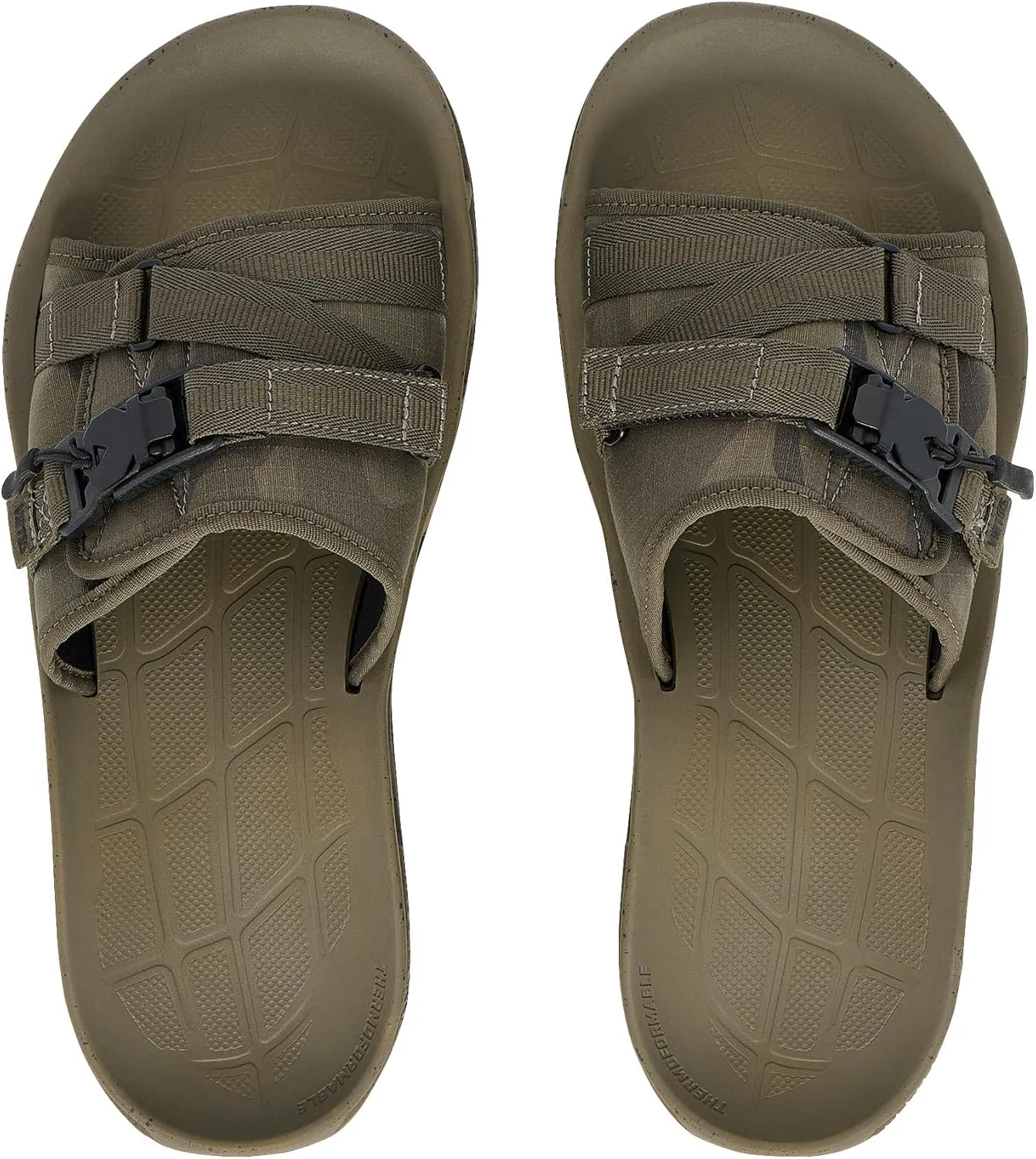 VIKTOS Men's Ruck Recovery SF Lightweight Custom Fit Thermoformable EVA Footbed Athletic Outdoor Open Toe Slide Sandals