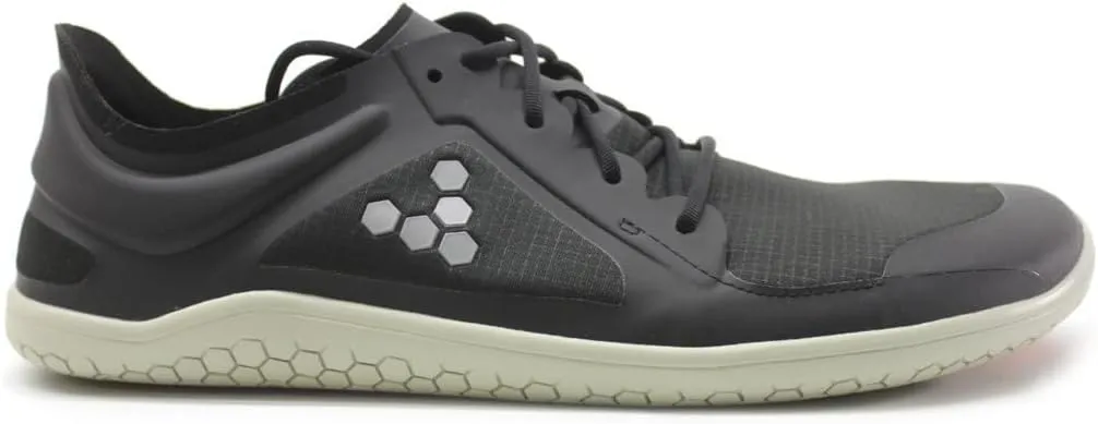 Vivobarefoot Primus Lite III All Weather, Mens Lightweight All-Weather Trainer with Barefoot Sole Obsidian