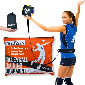 Volleyball Training Equipment Aid - Practice Your Serving, Setting & Spiking with Ease, Great Solo Serve & Spike Trainer for Beginners & Pro, Perfect Volleyball Gift