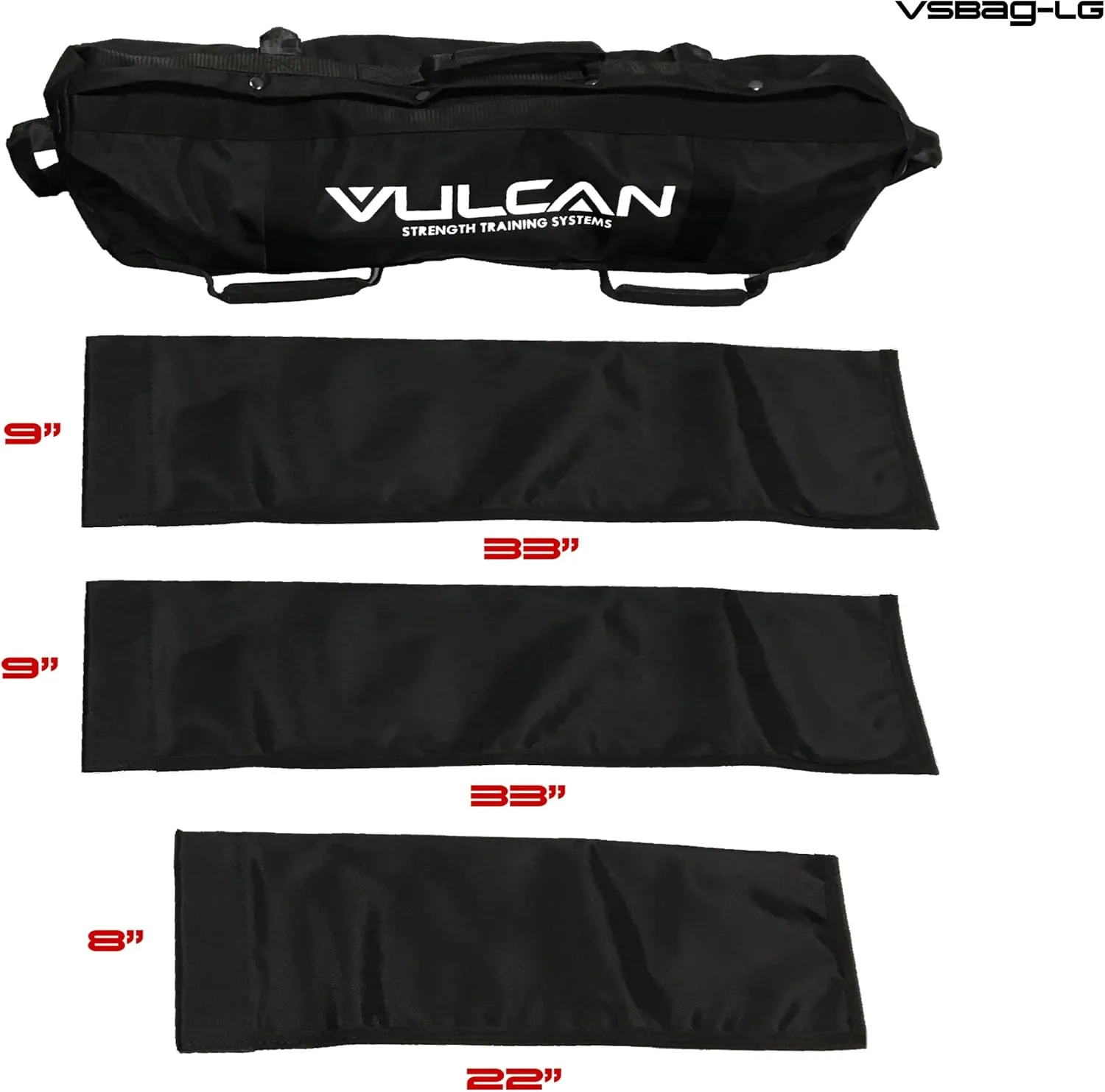 Vulcan Sandbag Trainer – Adjustable Heavy-Duty Workout Sandbag for Strength Training and Functional Fitness | 1050D Ballistic Nylon, Reinforced Filler Bags, Multi-Grip Handles for Cross-Training