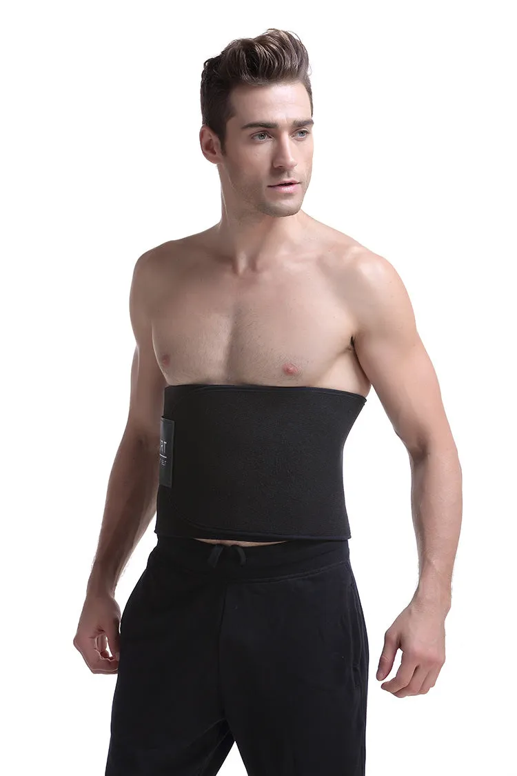 Waist Training Back Support Fitness Belt - Black Pink