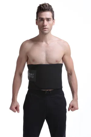 Waist Training Back Support Fitness Belt - Black Pink