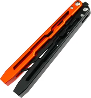 WARHERO Aluminium Alloy Practice Tools Trainer NOT Real NOT Sharp Blade (Black and Orange)