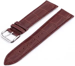 Watch Band Leather Straps Watch Accessories Watchbands(E,24mm)