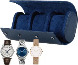 Watches Travel Organizer - Compact Watch Roll, Lightweight Storage Solution | Watch Display Case Featuring Removable Pillow, Excellent Accessory For Jewelry And Watch Enthusiasts The Move