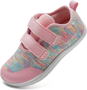 WateLves Toddler Little Kid Wide Barefoot Shoes Boys Girls Minimalist Sneakers Breathable Lightweight Walking Shoes Fit Naturally Zero Drop Sole