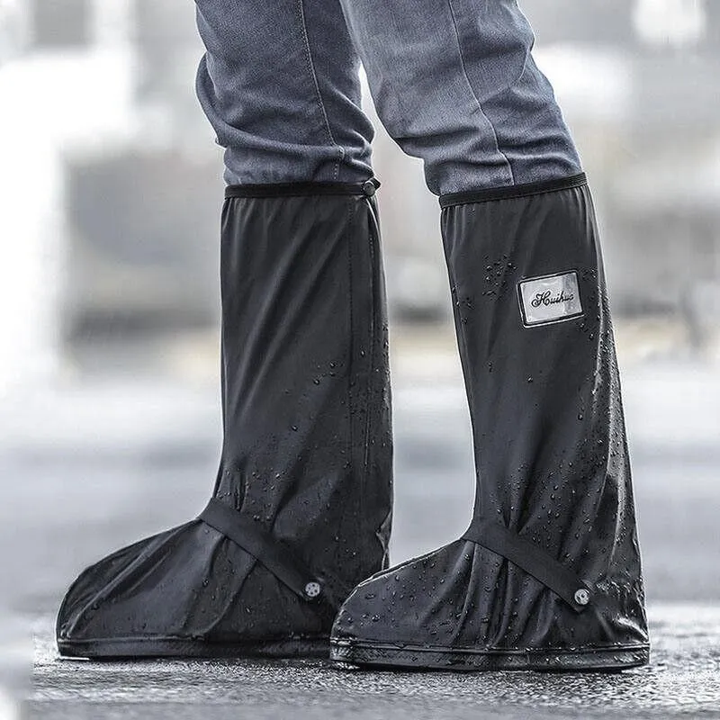 Waterproof Boot Gear Reusable Overshoe Rain Shoe Covers Anti-Slip Shoe Cover
