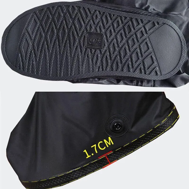 Waterproof Boot Gear Reusable Overshoe Rain Shoe Covers Anti-Slip Shoe Cover