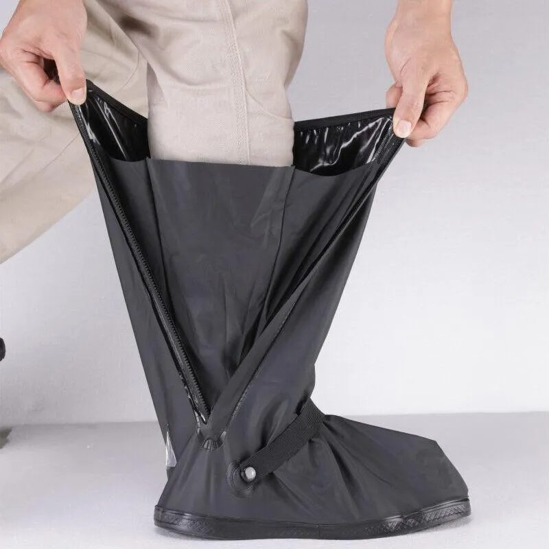 Waterproof Boot Gear Reusable Overshoe Rain Shoe Covers Anti-Slip Shoe Cover