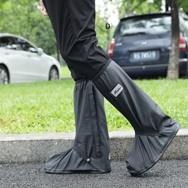 Waterproof Boot Gear Reusable Overshoe Rain Shoe Covers Anti-Slip Shoe Cover