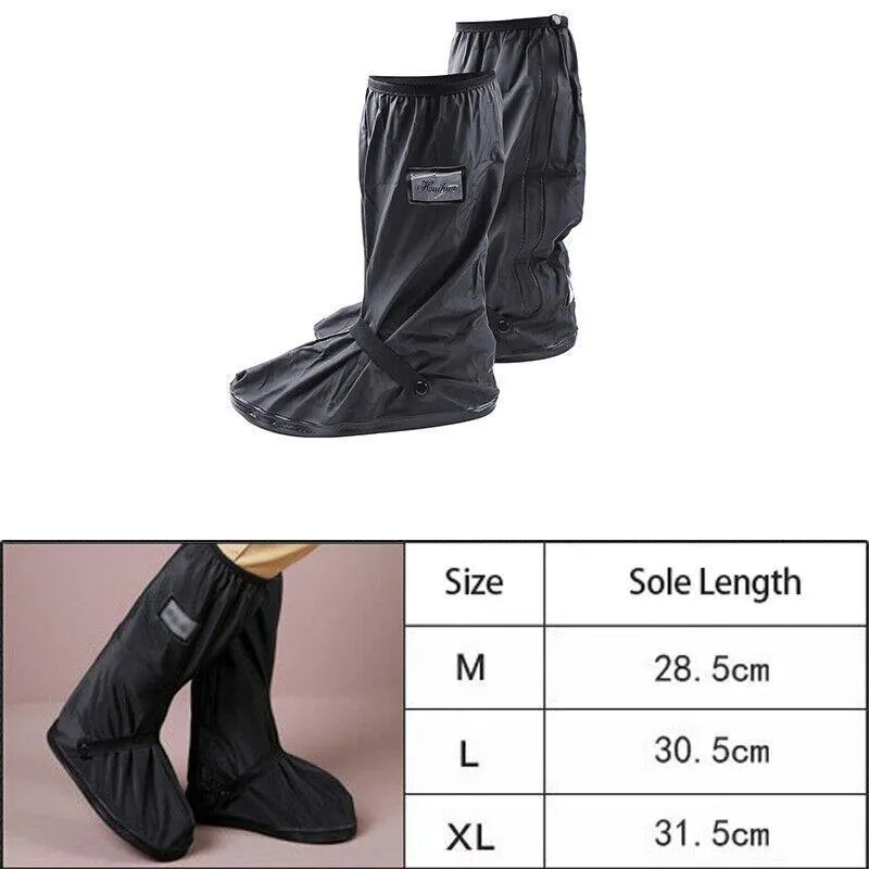 Waterproof Boot Gear Reusable Overshoe Rain Shoe Covers Anti-Slip Shoe Cover