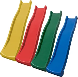 Wave8RG 4 ft. Residential Overseas Injection Molded Wave Slide Green