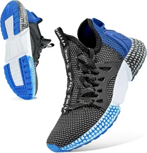 WETIKE Boy's Shoes Mesh Slip on Lightweight Running Sneakers