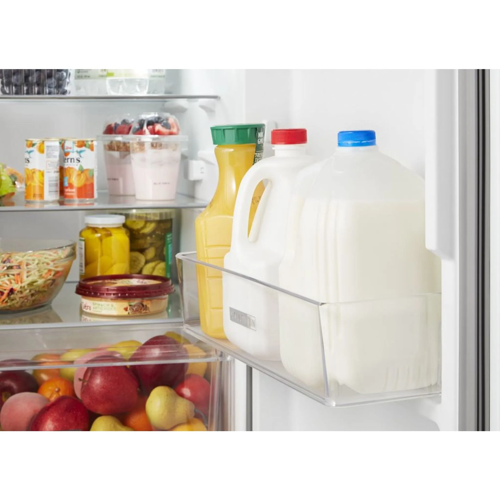 Whirlpool Top Mount Fridge (WRT312CZJB) - Black