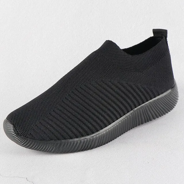 White Breathable Mesh Sneakers