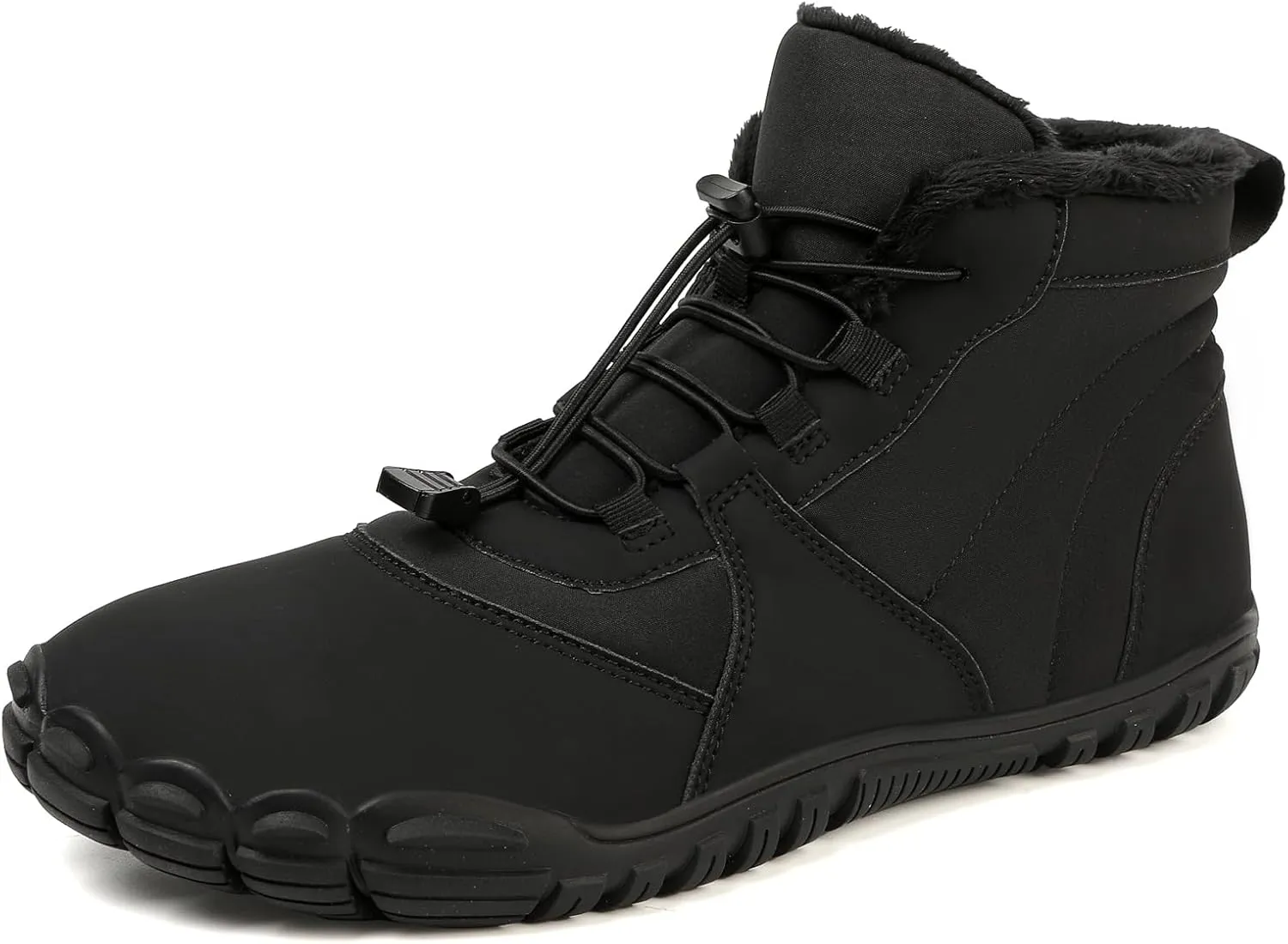 Winter Hike Barefoot Boots Womens,Warm Zero Drop Snow Boot Slip On Barefoot Footwear Men Wide Waterproof hike barefoot shoes Women Hiking Walking Outdoor