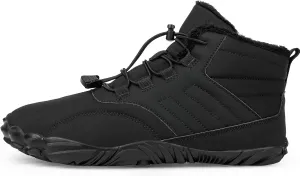 Winter Hike Barefoot Boots Womens,Warm Zero Drop Snow Boot Slip On Barefoot Footwear Men Wide Waterproof hike barefoot shoes Women Hiking Walking Outdoor