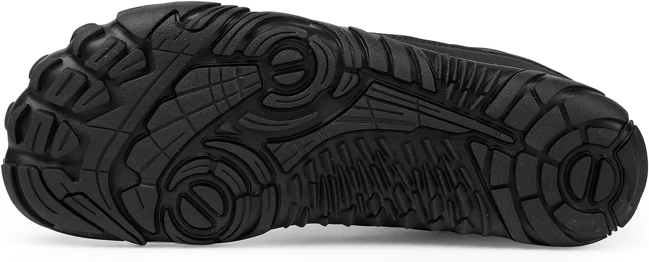 Winter Hike Barefoot Boots Womens,Warm Zero Drop Snow Boot Slip On Barefoot Footwear Men Wide Waterproof hike barefoot shoes Women Hiking Walking Outdoor