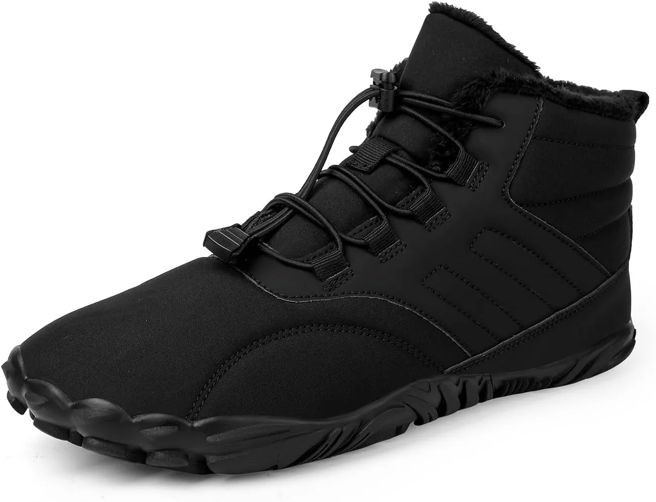 Winter Hike Barefoot Boots Womens,Warm Zero Drop Snow Boot Slip On Barefoot Footwear Men Wide Waterproof hike barefoot shoes Women Hiking Walking Outdoor