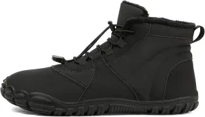 Winter Hike Barefoot Boots Womens,Warm Zero Drop Snow Boot Slip On Barefoot Footwear Men Wide Waterproof hike barefoot shoes Women Hiking Walking Outdoor