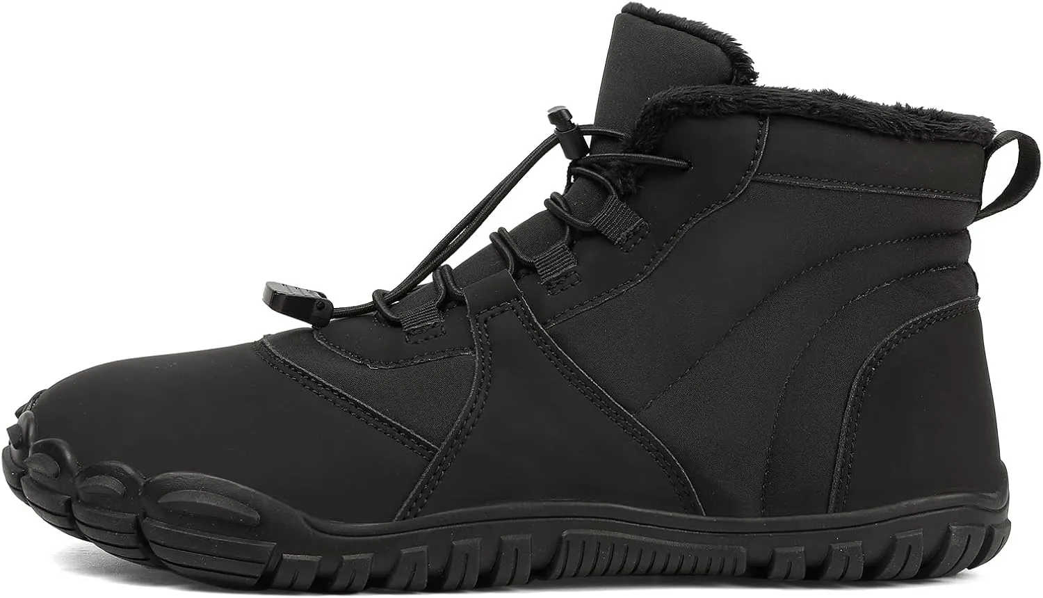 Winter Hike Barefoot Boots Womens,Warm Zero Drop Snow Boot Slip On Barefoot Footwear Men Wide Waterproof hike barefoot shoes Women Hiking Walking Outdoor