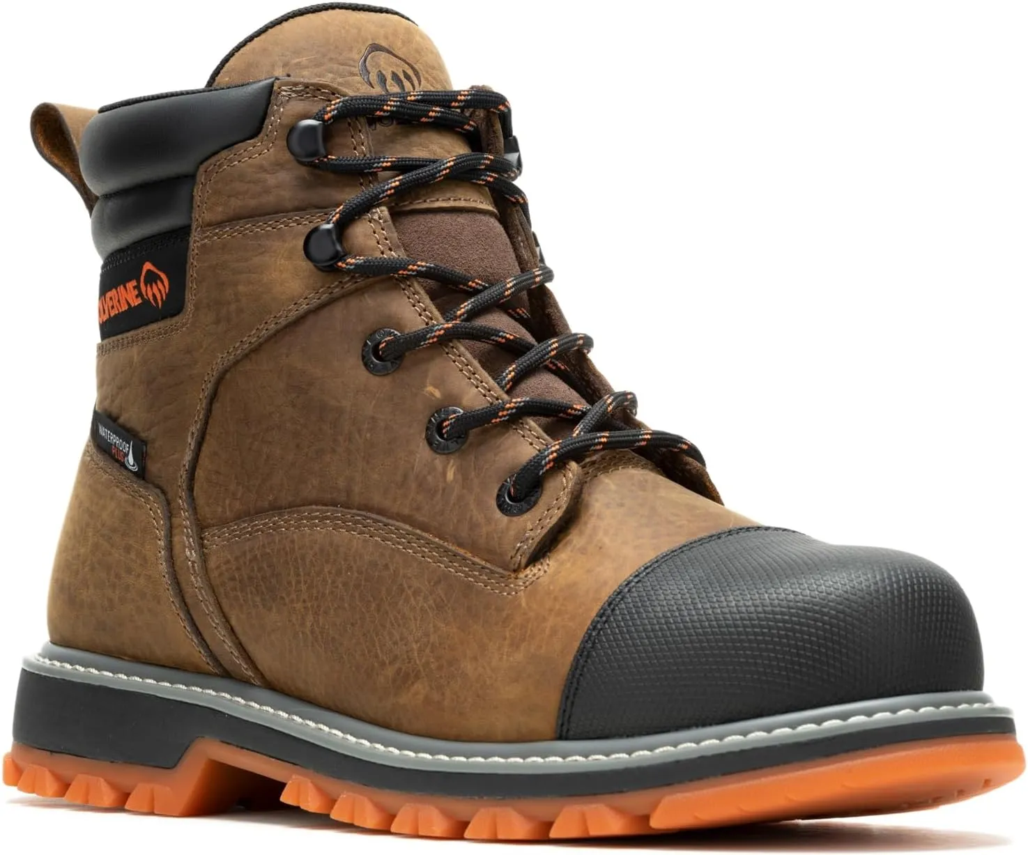 Wolverine Men's Floorhand Lx Cap Waterproof Steel Toe 6" Construction Boot