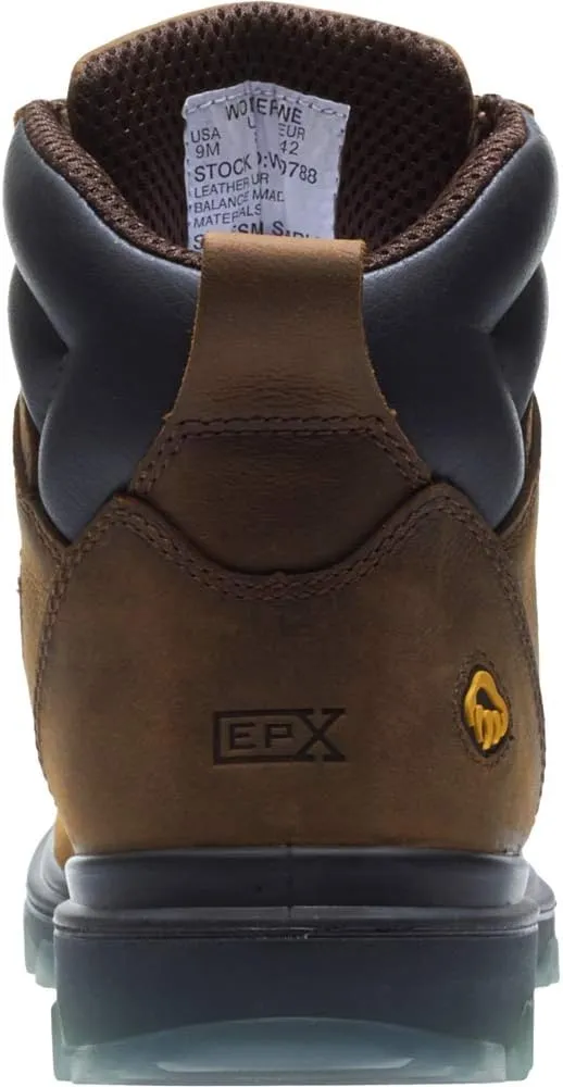 Wolverine Men's I 90 Waterproof Composite Toe 6 " Construction Boot