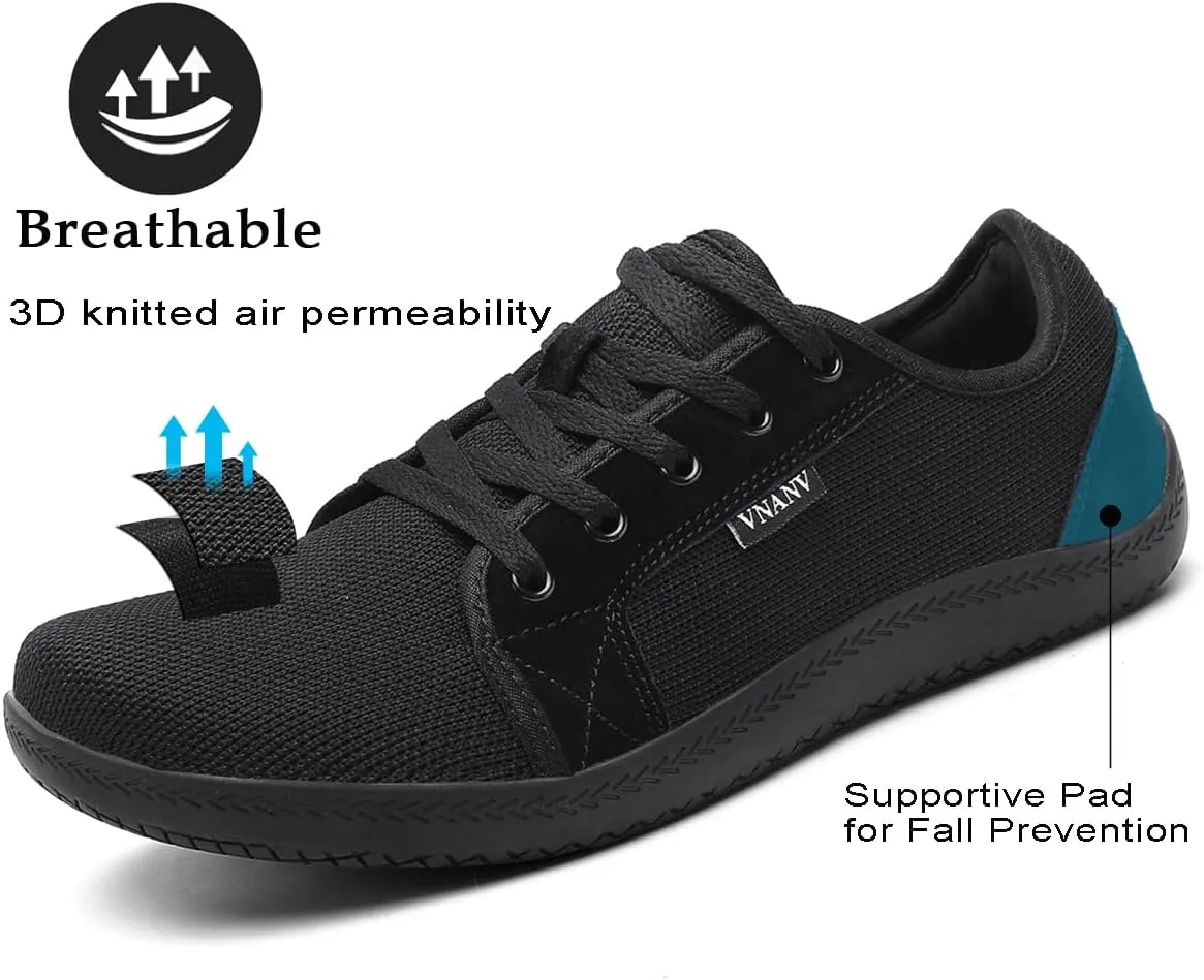 Women Barefoot Shoes Wide Toe Minimalist Walking Shoes Slip on Zero Drop Sole Cross-Trainer Sneakers Lightweight Workout