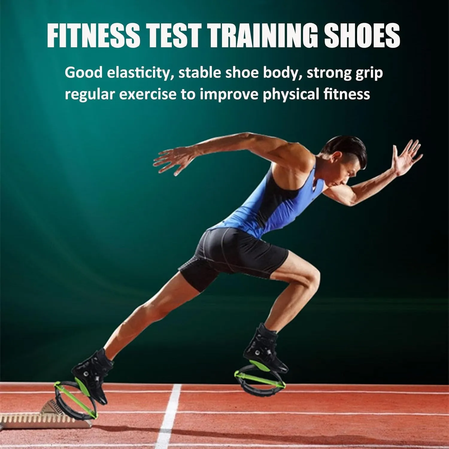 Women Fitness Kangaroo Jump Shoes for Running Jumping and Aerobic Exercise, Bounce Moon Shoes Comfortable Anti Slip