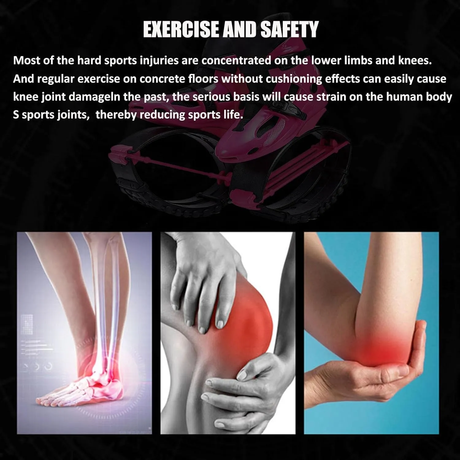 Women Fitness Kangaroo Jump Shoes for Running Jumping and Aerobic Exercise, Bounce Moon Shoes Comfortable Anti Slip