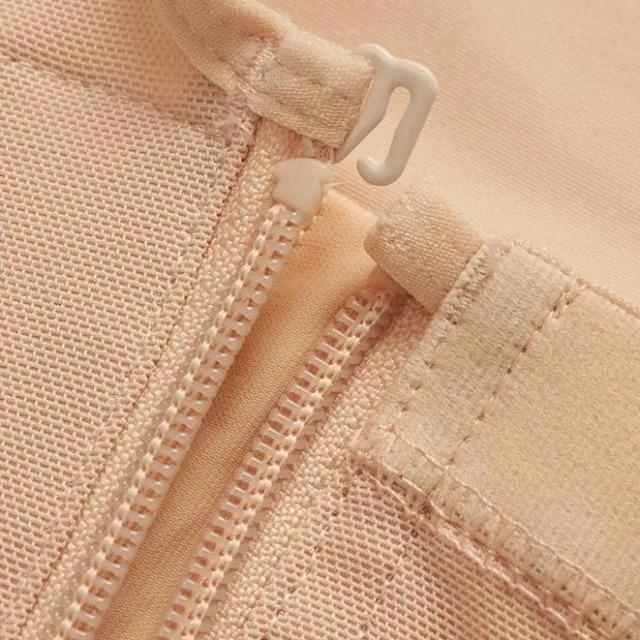 Women Open Bust Bodysuit Shaper With Adjustable Hooks