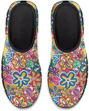 Women Sports Air Running Sneakers Lightweight Slide-in Casual Walking Shoes（Black Sole）