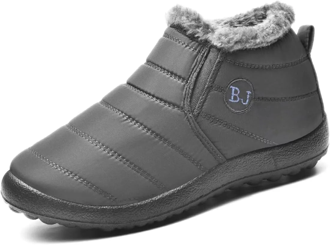 Women Winter Snow Boots Warm Ankle Boots Anti-Slip Waterproof Winter Shoes Slip On Booties Sneakers