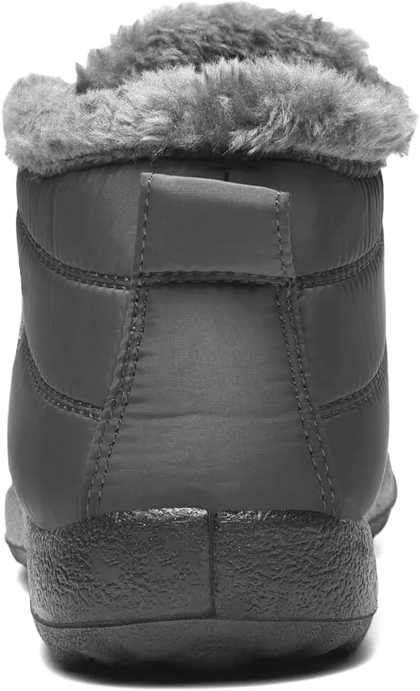 Women Winter Snow Boots Warm Ankle Boots Anti-Slip Waterproof Winter Shoes Slip On Booties Sneakers