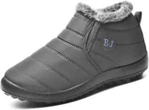 Women Winter Snow Boots Warm Ankle Boots Anti-Slip Waterproof Winter Shoes Slip On Booties Sneakers