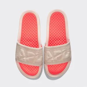 Women's | Big Logo TechLoom Slide | Beach / Magenta