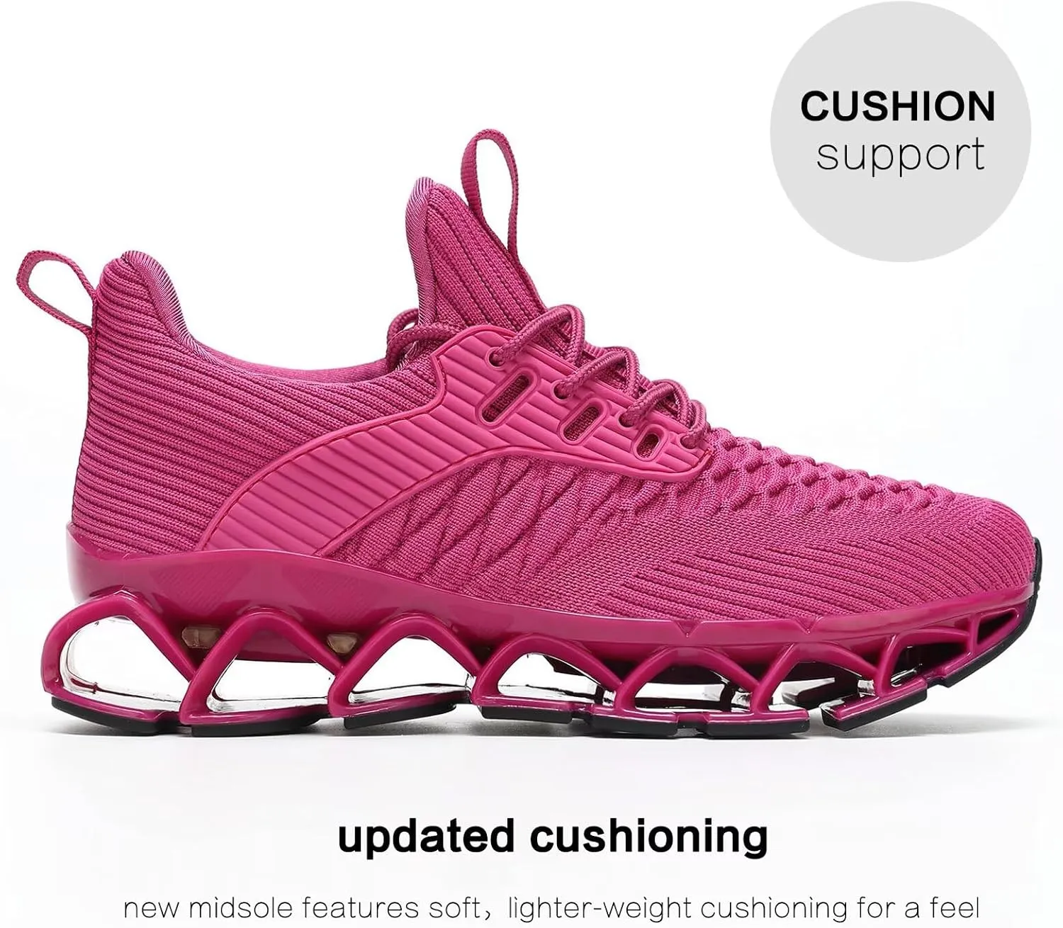 Women's Blade Running Shoes Ladies Fashion Sneakers Slip on Shoes Tennis Walking Athletic Shoes