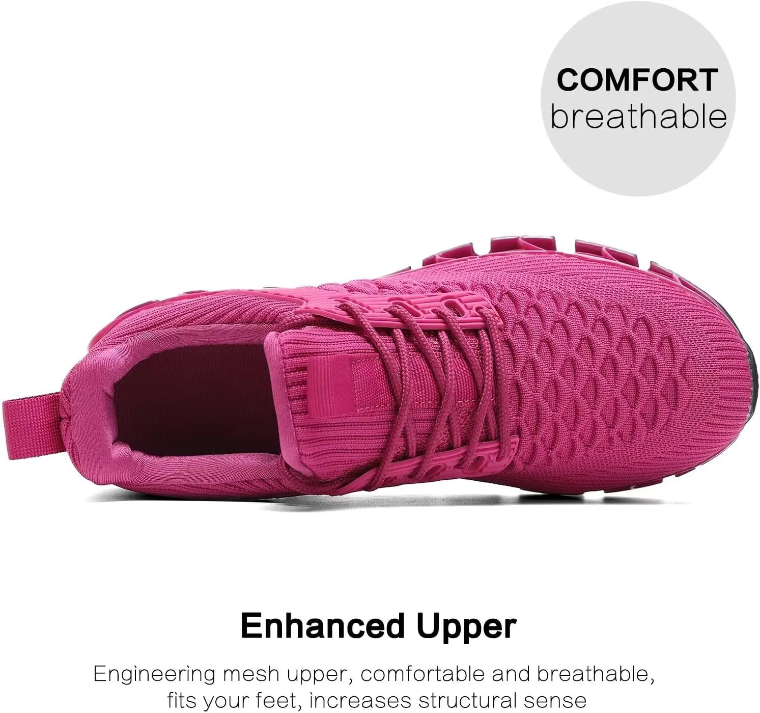 Women's Blade Running Shoes Ladies Fashion Sneakers Slip on Shoes Tennis Walking Athletic Shoes