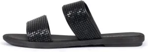 Women's Buriti Icone Slide Ad Slide Sandals, black, 8.5 Women