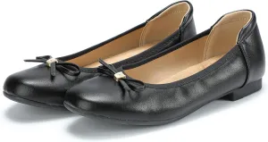 Women's Comfortable Ballet Flats Round Toe Flat Shoes for Women Bow Dressy Flats Shoes with Arch Support Insole
