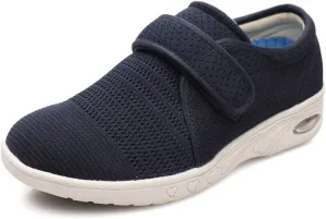 Women's Diabetic Shoes for Women Casual Adjustable Walking Shoes Wide Shoes for Elderly Swollen Feet Non-Slip Air Cushion Bottom Fattening and Widening