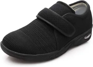 Women's Diabetic Shoes for Women Casual Adjustable Walking Shoes Wide Shoes for Elderly Swollen Feet Non-Slip Air Cushion Bottom Fattening and Widening