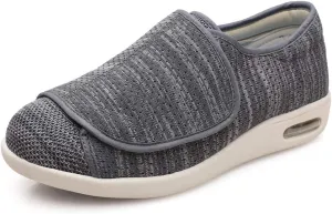 Women's Diabetic Shoes for Women Casual Adjustable Walking Shoes Wide Shoes for Elderly Swollen Feet Non-Slip Air Cushion Bottom Fattening and Widening