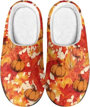 Women's Indoor Winter Home Slippers Men's Warm House Slippers Anti Slip Sandals Lightweight Terry Slippers