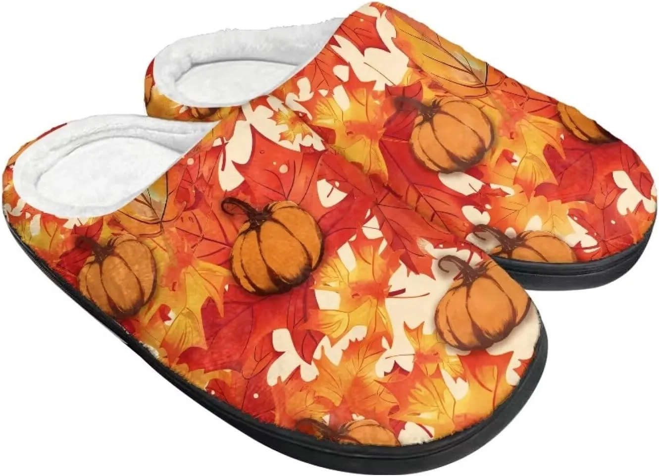Women's Indoor Winter Home Slippers Men's Warm House Slippers Anti Slip Sandals Lightweight Terry Slippers