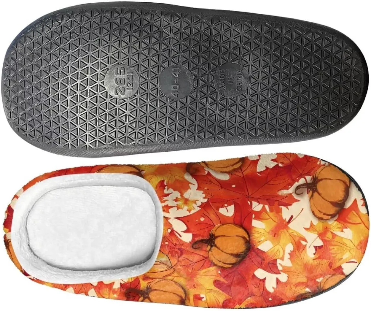 Women's Indoor Winter Home Slippers Men's Warm House Slippers Anti Slip Sandals Lightweight Terry Slippers