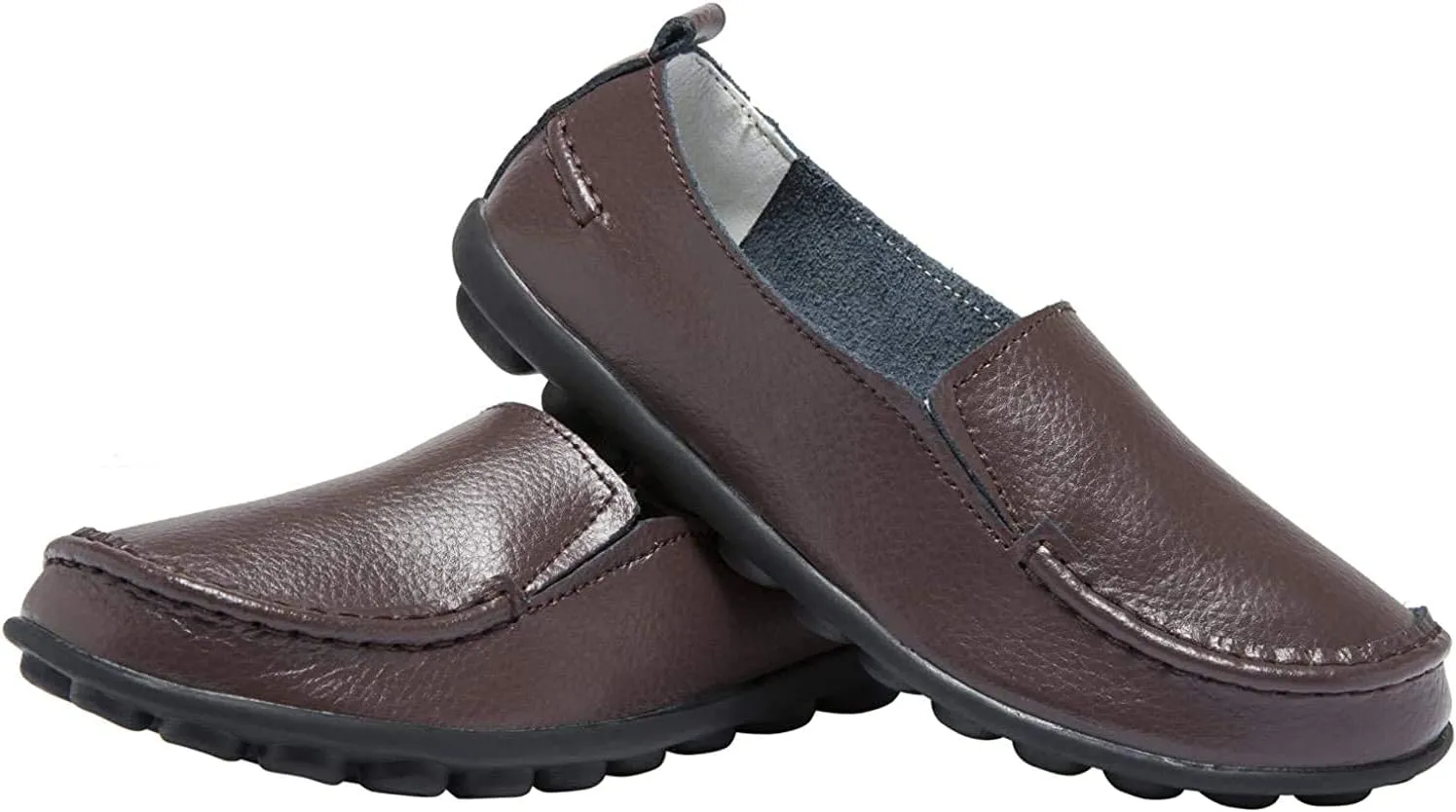 Women's Leather Loafers Comfortable Flat Shoes