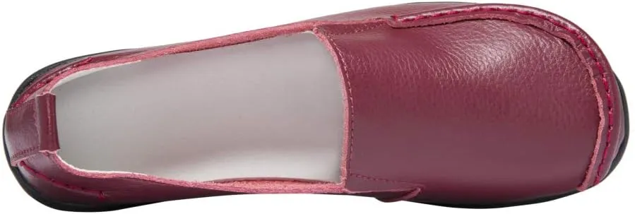 Women's Leather Loafers Comfortable Flat Shoes