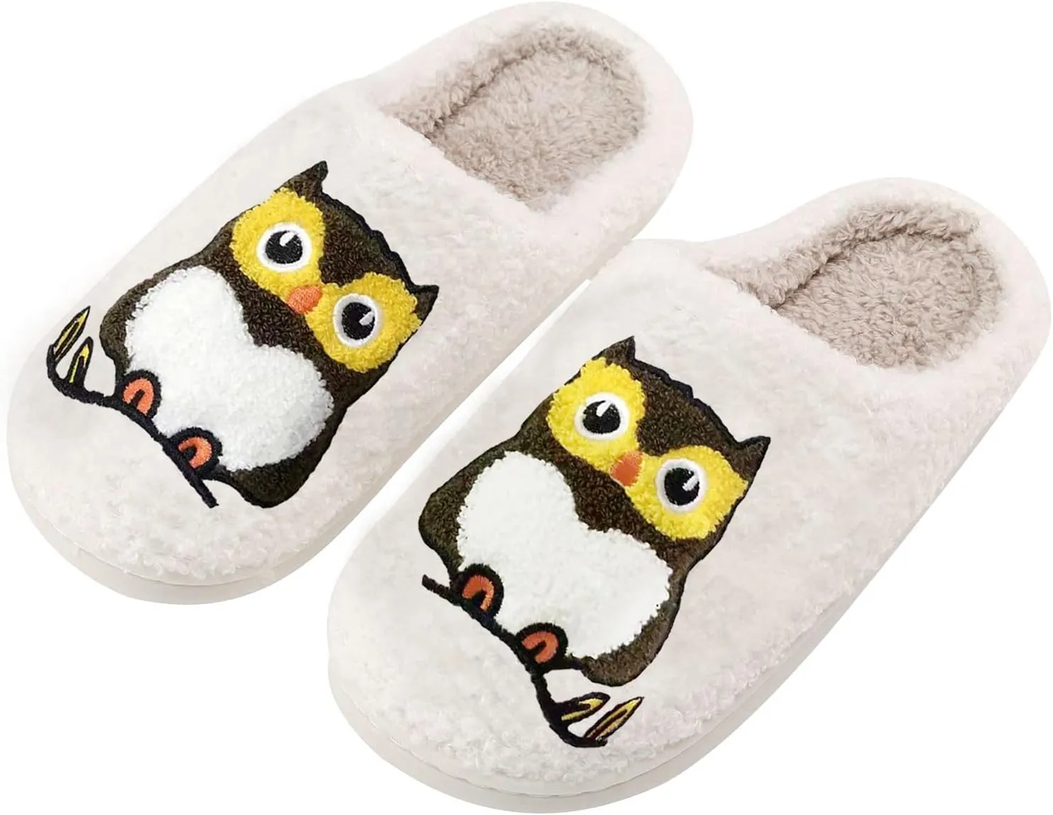 Women's Men's Cute Frog Slippers Fuzzy Memory Foam Kawaii Cartoon Animal Slippers Winter Warm Fluffy Shoes