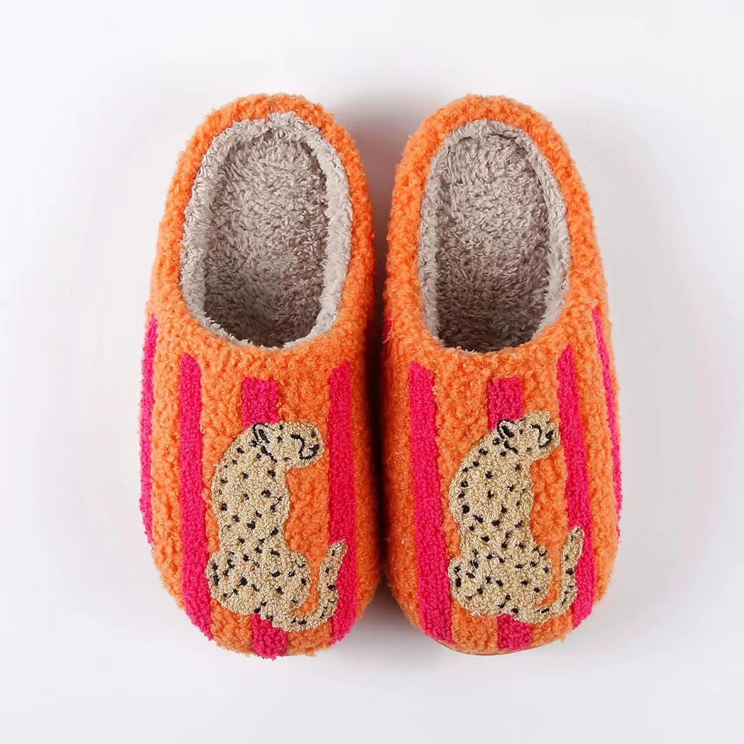 Women's Men's Cute Frog Slippers Fuzzy Memory Foam Kawaii Cartoon Animal Slippers Winter Warm Fluffy Shoes
